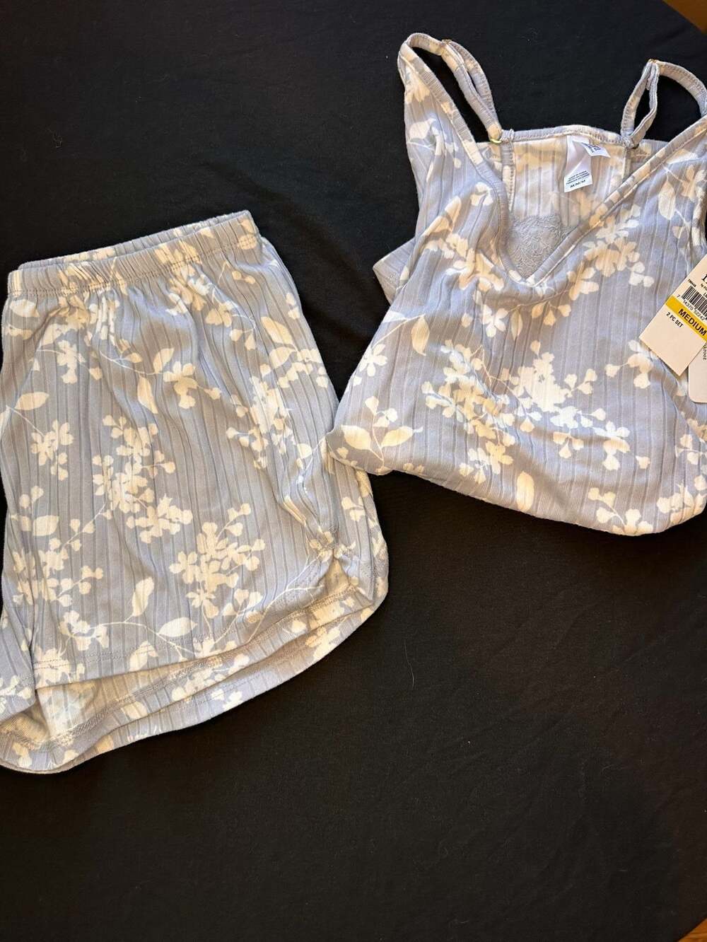 Ribbed Tank and Short 2-Piece Sleep Set Flora by Flora Nikrooz Floral
